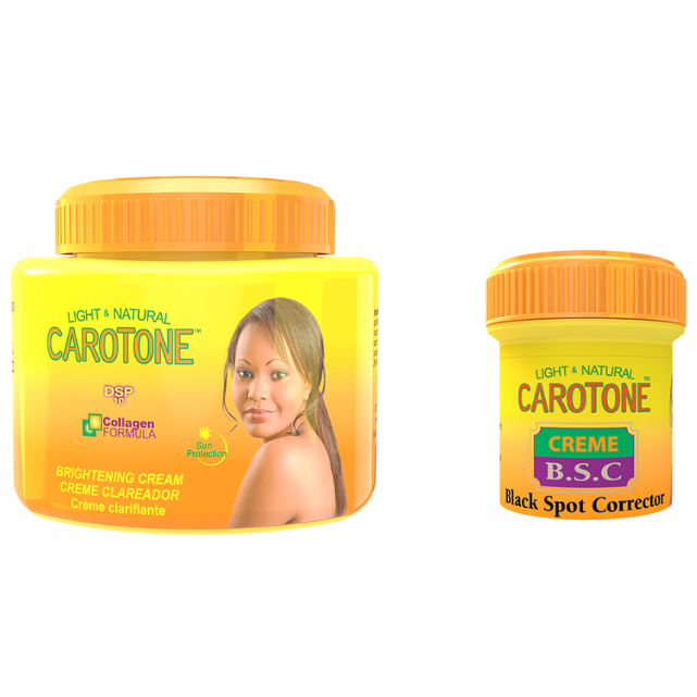 Crema Aclarante Carotone 300ml + Crema Correctora 30 ml